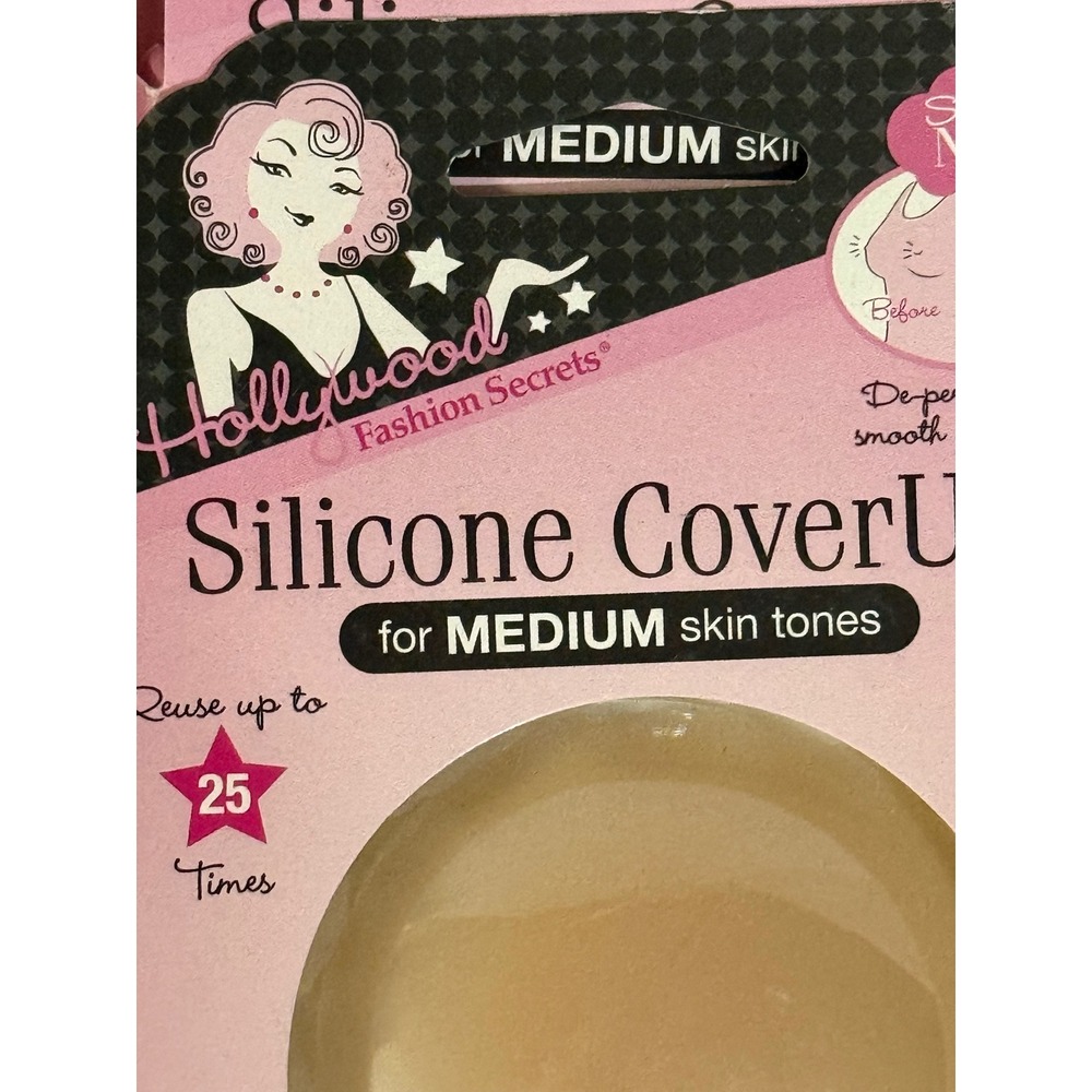 Lot of 6 Hollywood Fashion Secrets Silicone CoverUps Medium Skin Tone - Picture 5 of 7